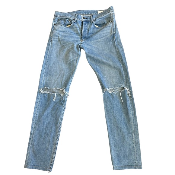 Rag and Bone Fit 1 Extra Slim Men's Light Wash Jeans Size 33 - Picture 1 of 11